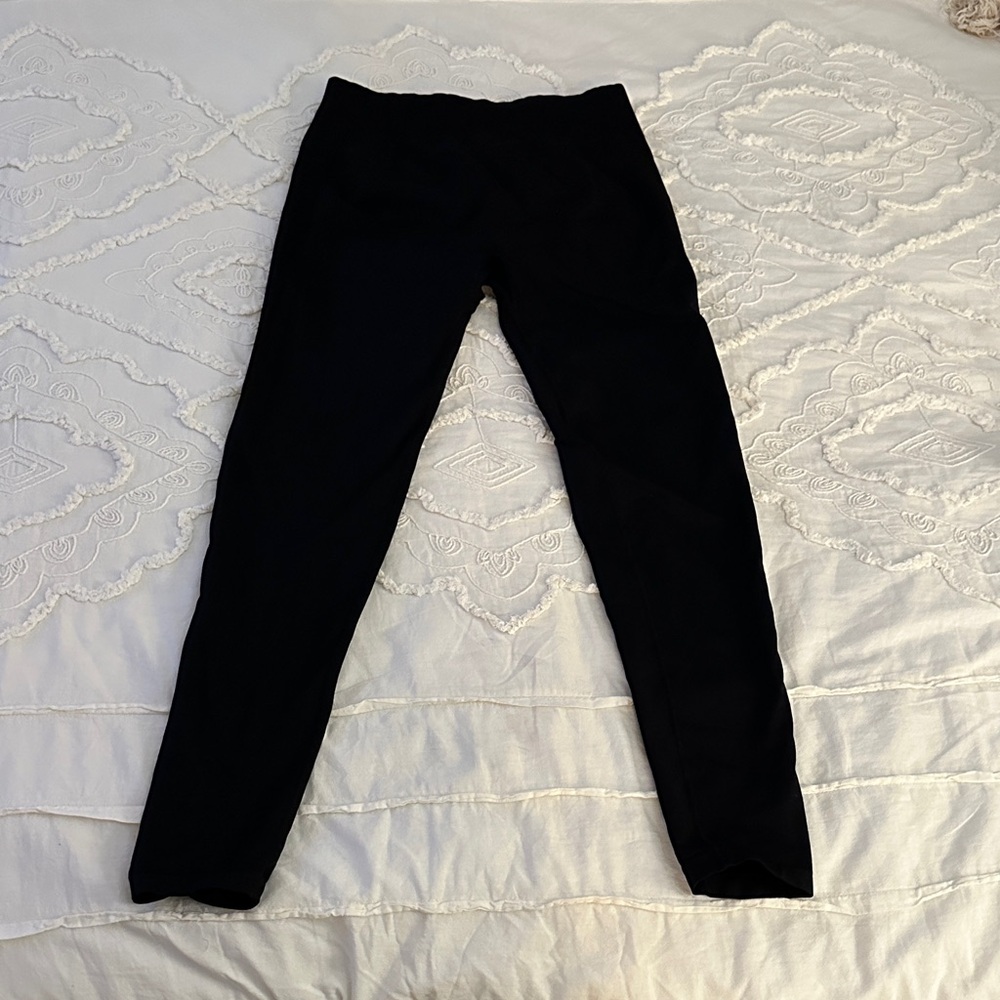 brxl Black Ribbed High-Waist Leggings